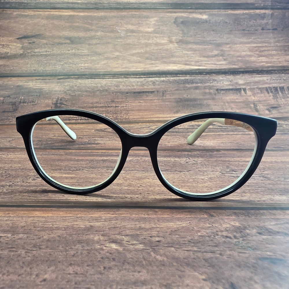 Kate Spade Caylen S0T 135 Black Cream Cat Eye Eyeglass Frames 51-16-135